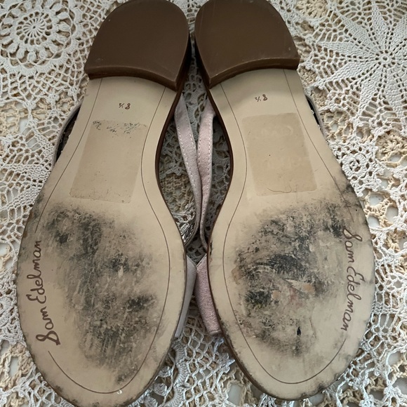 Sam Edelman Dariel Bow Studded Suede Sandal Size 8.5 - Picture 4 of 4